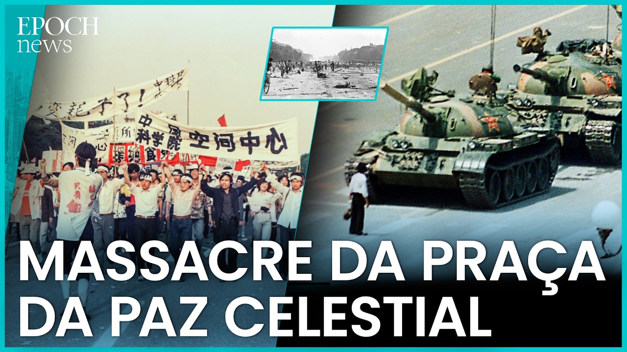 37 anos do massacre em Tiananmen: Epoch Times divulga fotos inéditas; Projeto de lei nos EUA e+