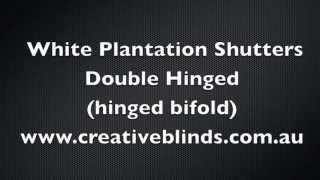 Plantation Shutters Double Hinged Byron Shire