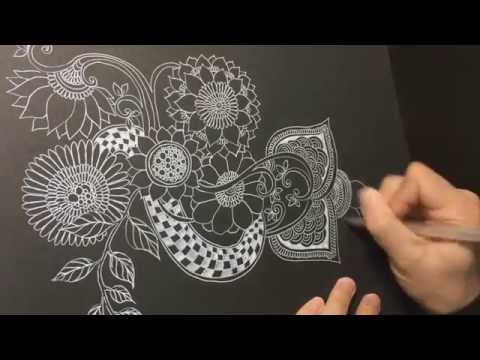 how to zentangle pinterest