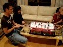 hockey on a coffee table