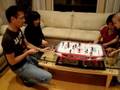 hockey on a coffee table
