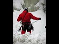 Heavy traffic on Swingfoss icefall