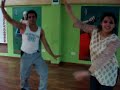 Kiran Sawhney demonstrates bhangra aerobics group class Kiran Sawhney demonstrates bhangra aerobics group class