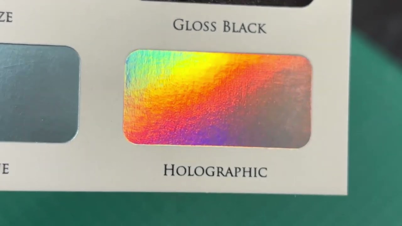Holographic Foil