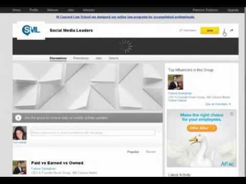 how to navigate linkedin