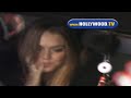 Lindsay Lohan and Sam Leave Il Cielo in  Beverly Hills.