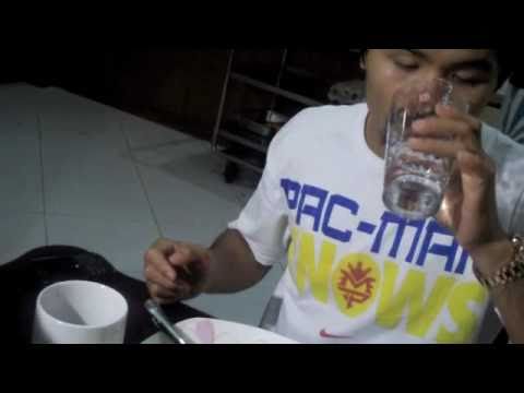 Road To Mosley, Manny Pacquiao and his Vitamins