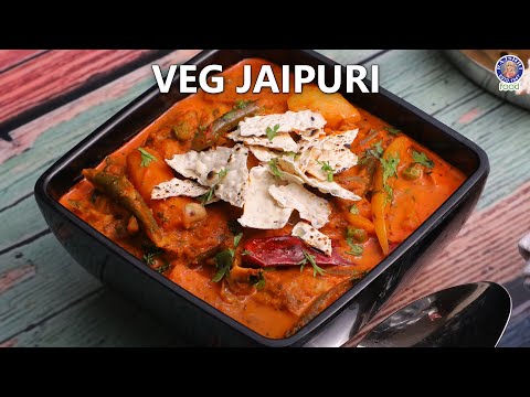 Authentic Rajasthani Veg Jaipuri Recipe | How To Make Hotel-Like Mixed Vegetable Sabzi | Chef Ruchi