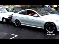 Mercedes C63 AMG's and C63 AMG Coupe Loud Sounds in London!! (1080p Full HD)