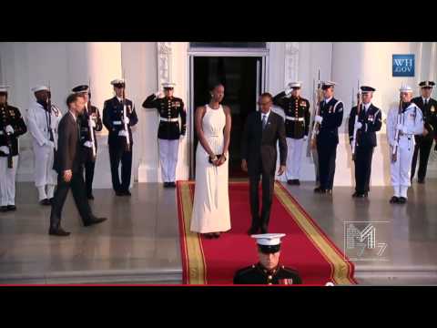 paul kagame - Matthew 7:7 Press Latest Update President Paul Kagame and His Daughter Ange Arrive at the White House Diner 8-5-2014.