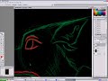 Red Wolf Outline Red Wolf Outline