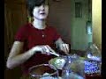 marzy eating dinner