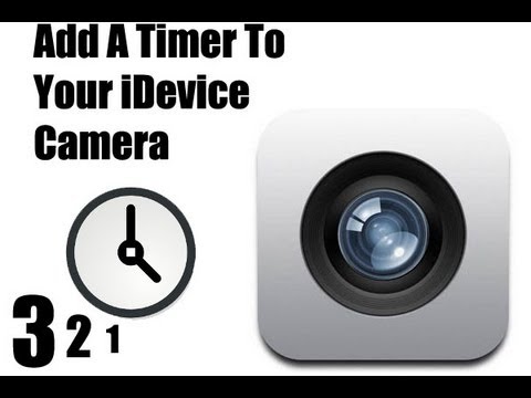 how to iphone camera timer