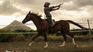 RAMONSTUNT - HORSE COWBOY & GUN SPINNING