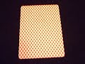 luminous marked cards - not for poker or gambling