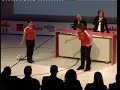 Impro-Theater: Deutsche Nationalauswahl des Theatersports. Während der Theatersport-Weltmeisterschaft 2006 spielten 16 Improvisations-Teams aus aller Welt um die Gunst des Publikums. Die Matches wurden im Rahmen des Kunst- und Kulturprogramms zur FIFA WM 2006 in elf deutschen Städten ausgetragen. Katja Blüher (Halle/Saale), Verena Lohner (Hannover) und Kerstin Radl(Nürnberg) sind als Spielerinnen der Deutschen Auswahl wettkampferprobt und natürlich auch nach der WM auf der Bühne aktiv. Während der Gala 2006 gaben sie dem Publikum einige Rätsel auf -- rund um den Fußballspruch des Jahres.