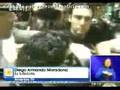Diego Armando Maradona repartió patadas y puñetazos