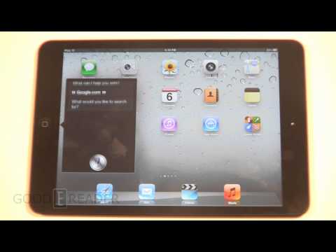 how to turn siri on on a ipad