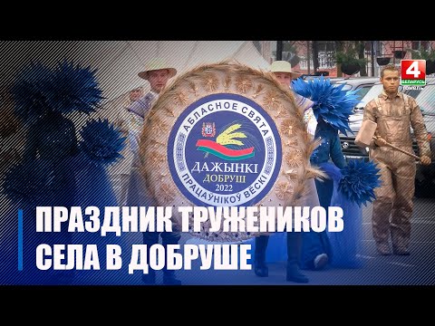 В Добруше прошел областной праздник тружеников села "Дожинки-2022" видео