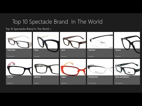 Top 10 Spectacle Brands in the World