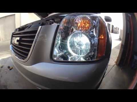 how to adjust headlights on 2007 gmc yukon