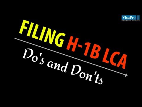 how to apply lca for h1b