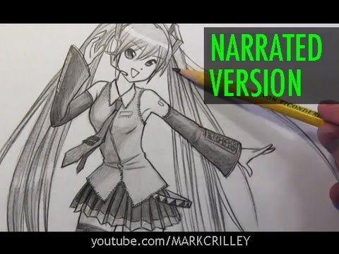 how to draw hatsune miku