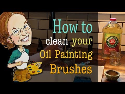 video-linktoworks-How to clean your oil painting brushes properly and...