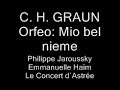 C. H. GRAUN Orfeo: Mio bel nieme