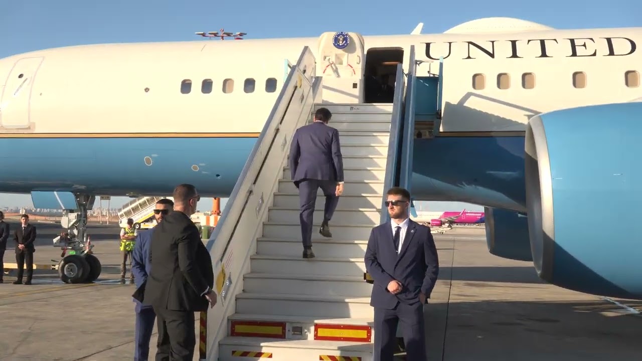 מרקו רוביו עזב את ישראל והמריא לקטאר (צילום: זיו סוקולוב, שגרירות ארה״ב)