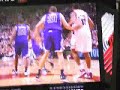 Sergio to Rudy for the dunk