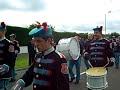 the first part of lower iveagh royal black district chapter on parade in saintfield at the county down black saturday parade, organised by the royal black institution. lower iveagh takes in the north west of county down, centring on the town of dromore. this clip includes maralin black watch rbp 100 with dollingstown star of the north flute band, star of clogher temperance rbp 139 with clogher flute band, bethlehem's golden star (dromore) rbp 169 with john hunter memorial accordian band from mountnorris, ballyvicknakelly rbp 283 with ballykeel accordian band, ballaney rising star rbp 1024, and skeogh rbp 1072 with skeogh flute band.