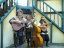 the new minstrel revue performs a singer's request at the bristol renaissance faire.