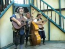 the new minstrel revue performs a singer's request at the bristol renaissance faire.