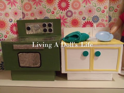 how to make an american girl doll sink