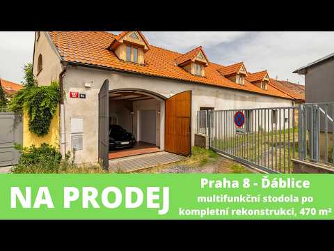 Video multifunkční stodola po celkové rekonstrukci 469,5 m and sup2;