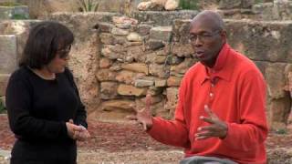 GlobeTrotter Jon Haggins TV at Utique Roman Ruin in Tunisia