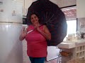 Dan�a da geladeira P�nico na tv aninha