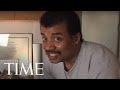 Neil deGrasse Tyson Opens A Rocket In His Office