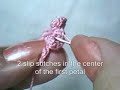 Crochet Flower for hair clip or brooch - http://www.crafts4youto.etsy.com