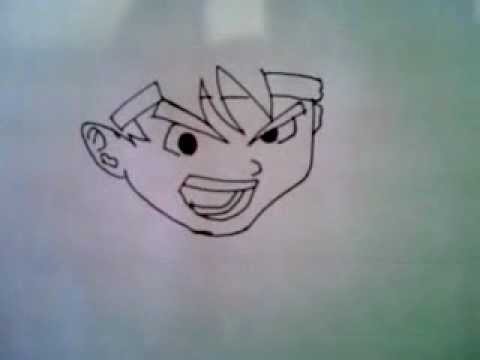 how to draw jr goku