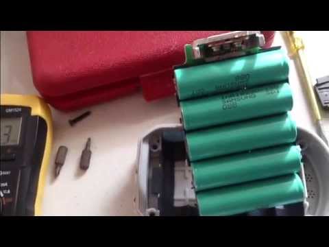 how to rebuild ryobi battery pack