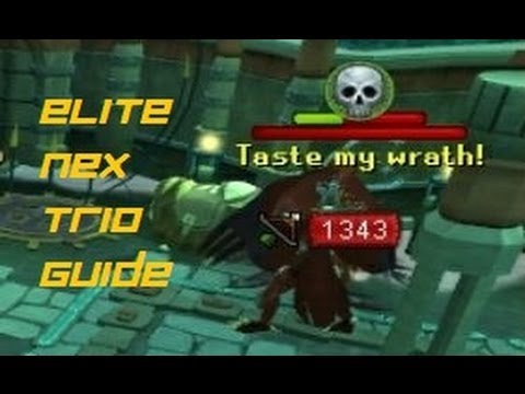 nex - I forgot to mention the requirements in the video, oops Requirements: Dual drygores Torva/Bandos (Or void) Pernix/Armadyl (Or void) Dual ascensions/chaotics ...