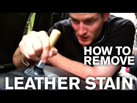 how to get oil out of leather