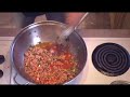 The dish consisted of mainly tofu and ground meat swimming in a very spicy Szechuan sauce. Today, there are many different versions of Ma Po Tofu. Most of them are not nearly as spicy as the original
