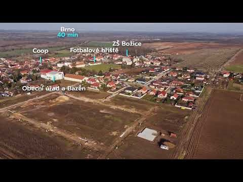 Video Prodej stavebního pozemku 809 m² - Božice