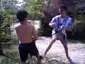 pelea callejera - el nacho vs mi hermano