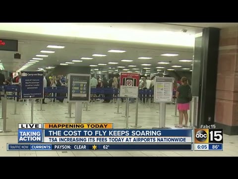 TSA raises security fees at US airports