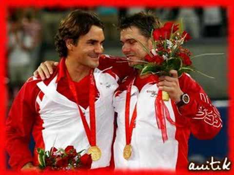 Federer y Wawrinka en la Final de las Olimpiadas de Beijing