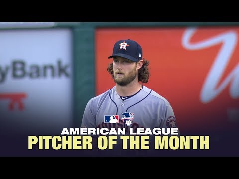 Video: Cole is named AL Pitcher of the Month for July